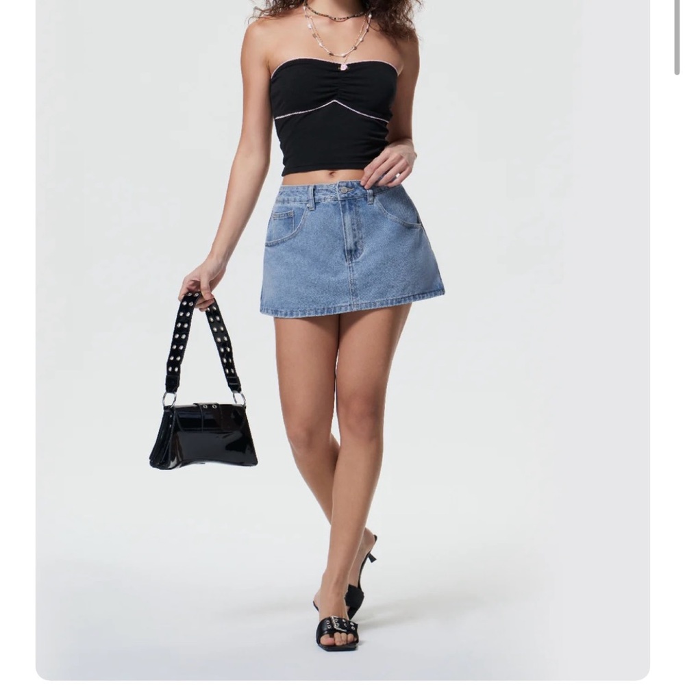 Emmiol Denim Mini Skirt XS NWT